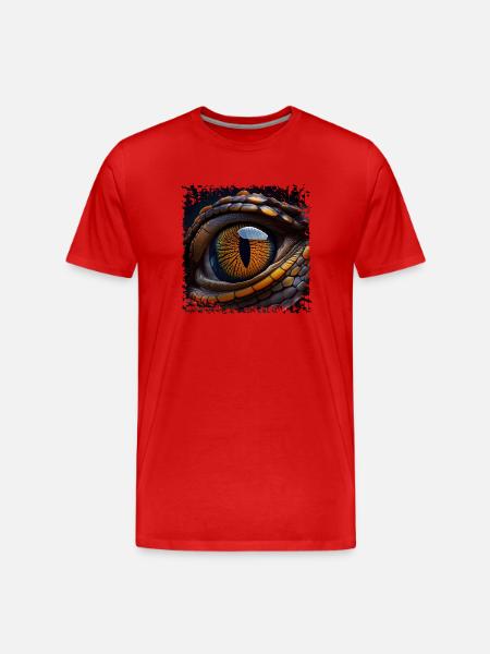 Iris photography requires special technique - Men's Premium Organic T-Shirt - red