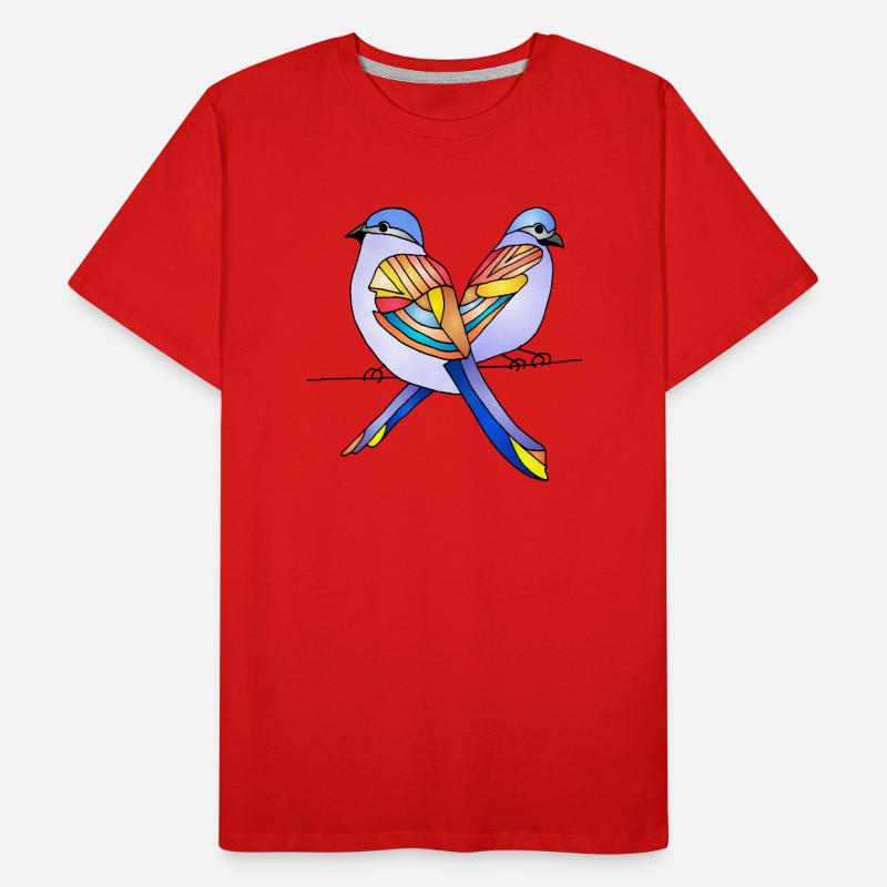 Oiseaux T-shirt bio Premium Homme