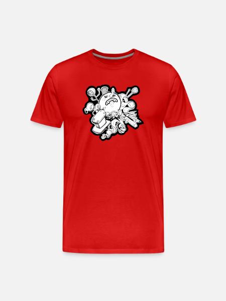 Celestial - Men's Premium Organic T-Shirt - red