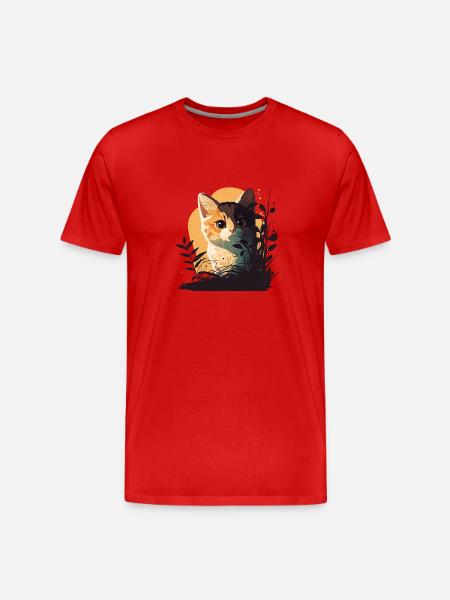 PUTTY - Men's Premium Organic T-Shirt - red