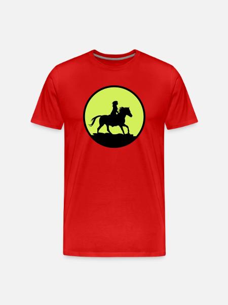 cavalier - T-shirt bio Premium Homme - rouge