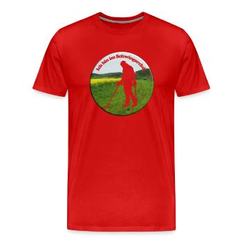 Il n’y a rien d’offensant à propos d’un oscillateur de détecteur - T-shirt bio Premium Homme - rouge - Devant - Damien (186cm)