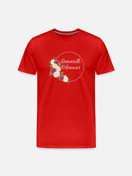 Demoiselle d'honneur - T-shirt bio Premium Homme - rouge