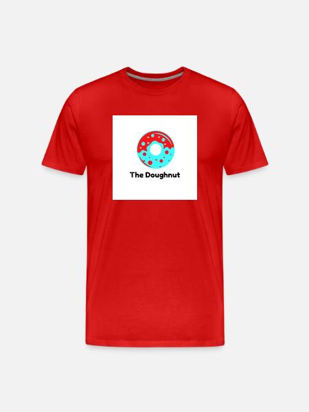 The Doughnut - Men's Premium Organic T-Shirt - red