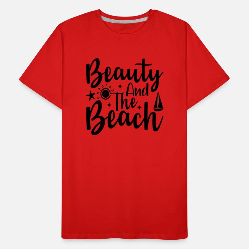 Beauté et plage T-shirt bio Premium Homme