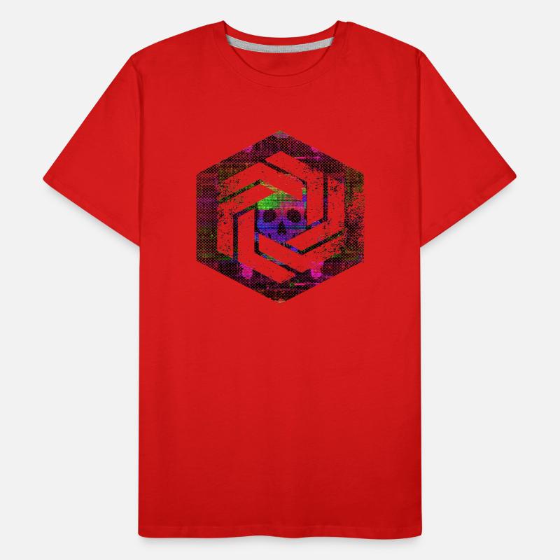 Hexagon-Programmierung Programmierer Codierung geometrisch Männer Premium Bio T-Shirt