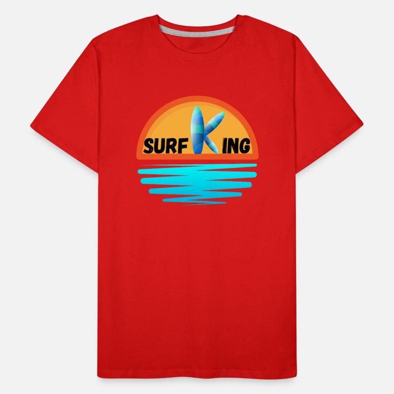 Roi du surf T-shirt bio Premium Homme