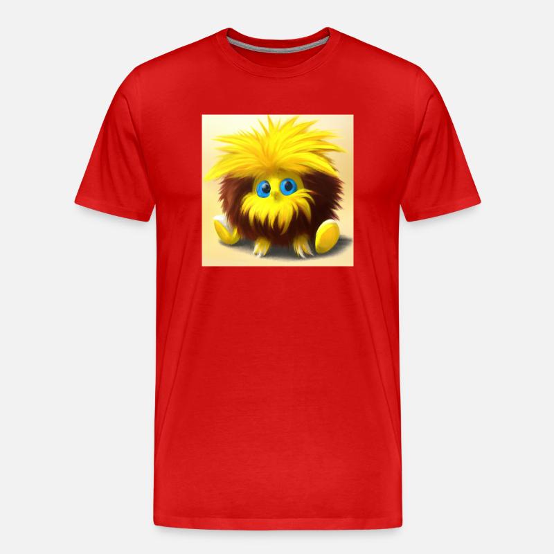 das Knuddelchen Nr.2 - Männer Premium Bio T-Shirt - Rot