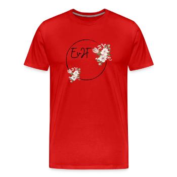Personalized bachelorette party - Men's Premium Organic T-Shirt - red - Front - Damien (186cm)