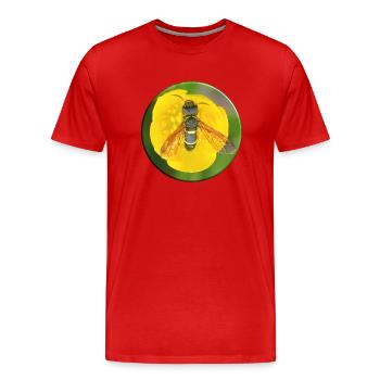 Insect mimicry is a camouflage strategy - Men's Premium Organic T-Shirt - red - Front - Damien (186cm)
