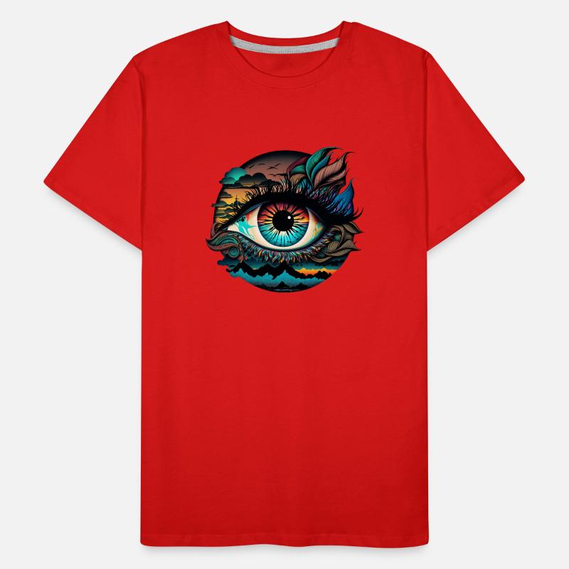 ŒIL TRIPPY T-shirt bio Premium Homme