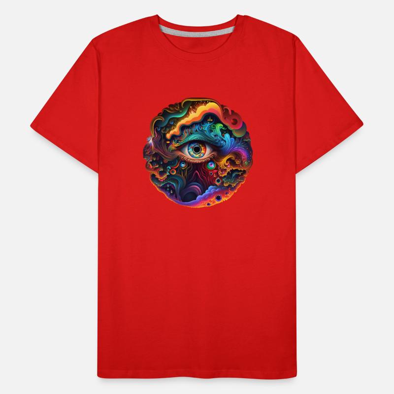 ŒIL TRIPPY T-shirt bio Premium Homme