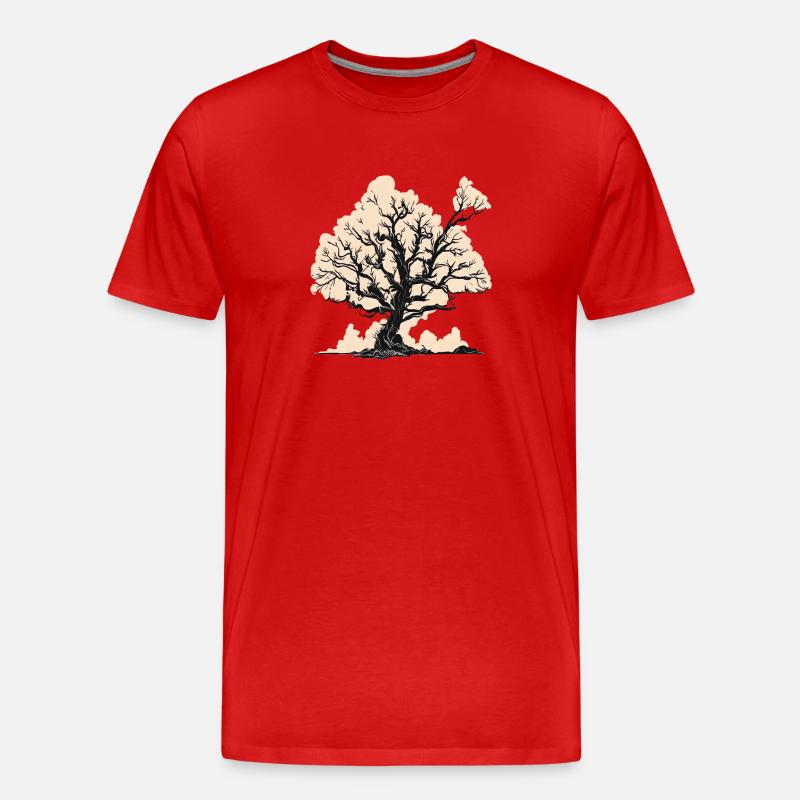 Dein Baum - Männer Premium Bio T-Shirt - Rot