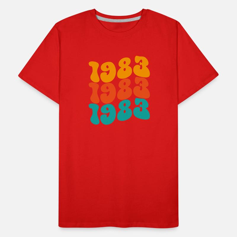 1983 40. Geburtstag Männer Premium Bio T-Shirt