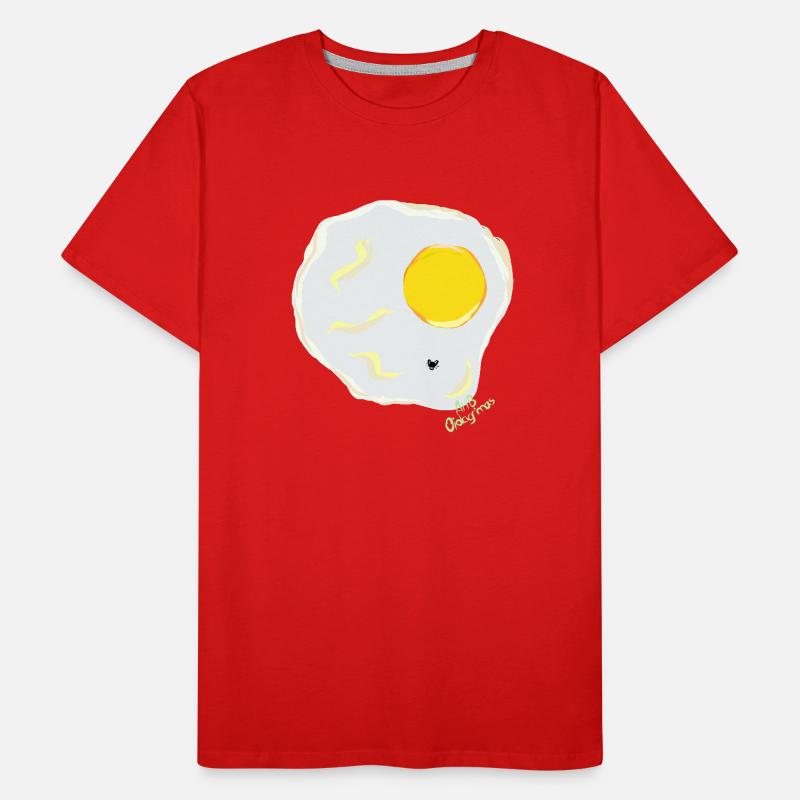FRIED EGG v fly Men's Premium Organic T-Shirt