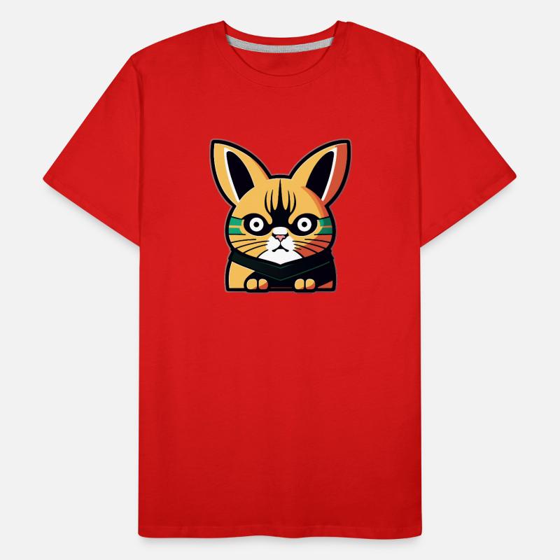 Cat Men's Premium Organic T-Shirt