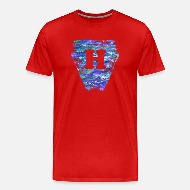 Triangle E 103 h - Men's Premium Organic T-Shirt - red