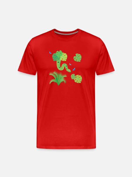 Jungle fever - Men's Premium Organic T-Shirt - red