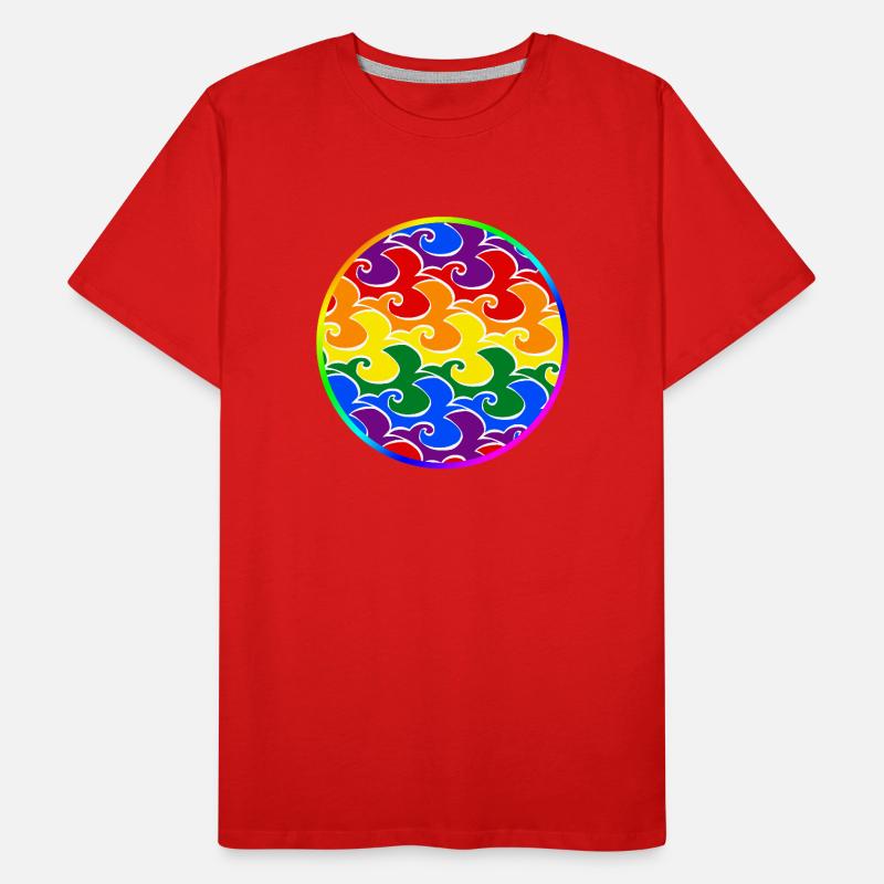 Birds flight LGBT Men's Premium Organic T-Shirt