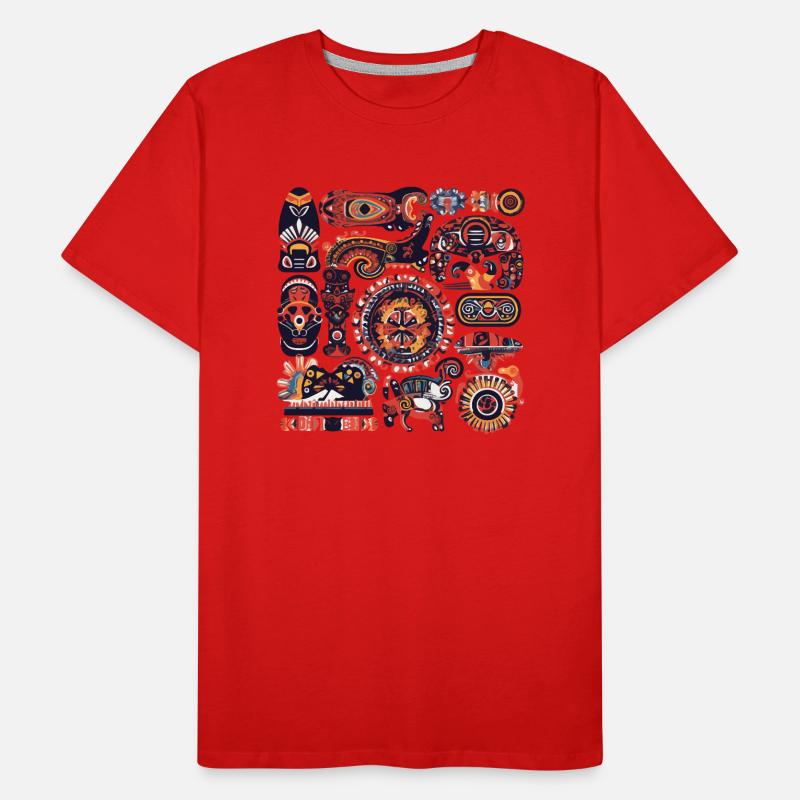 Folklore africain T-shirt bio Premium Homme