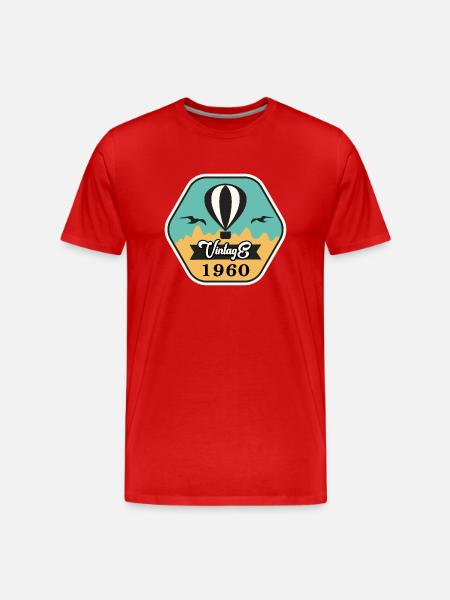 Millésime 1960 - T-shirt bio Premium Homme - rouge