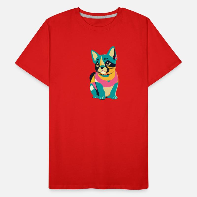 Chiot espiègle T-shirt bio Premium Homme