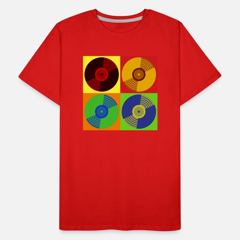 Vinyle Rétro T-shirt bio Premium Homme