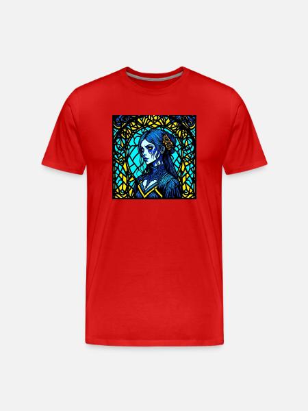 Fille gothique - T-shirt bio Premium Homme - rouge