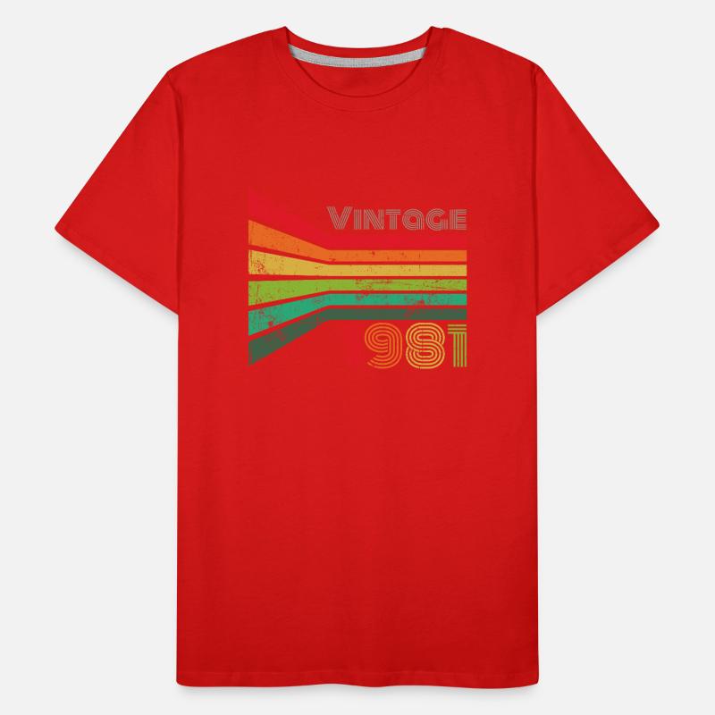 Millésime 1981 T-shirt bio Premium Homme