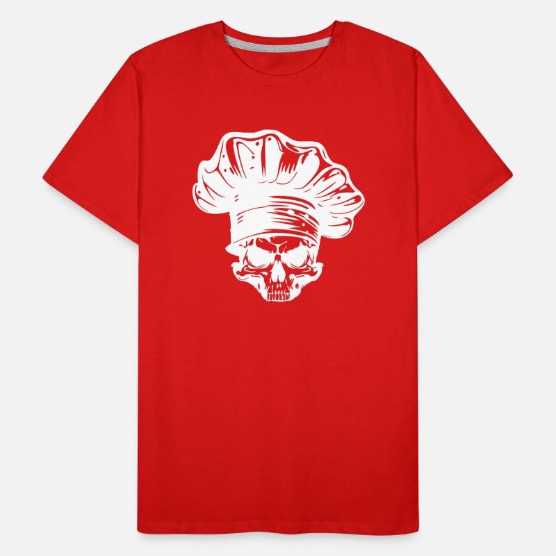 Chef Skeleton Chef T-shirt bio Premium Homme