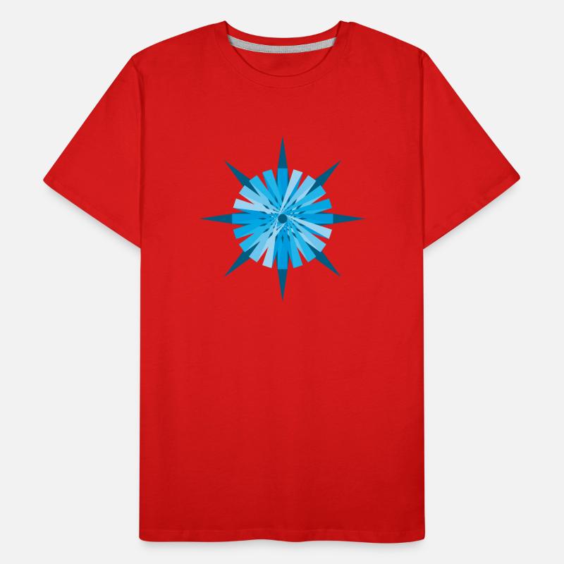 Angular Geometric Men's Premium Organic T-Shirt