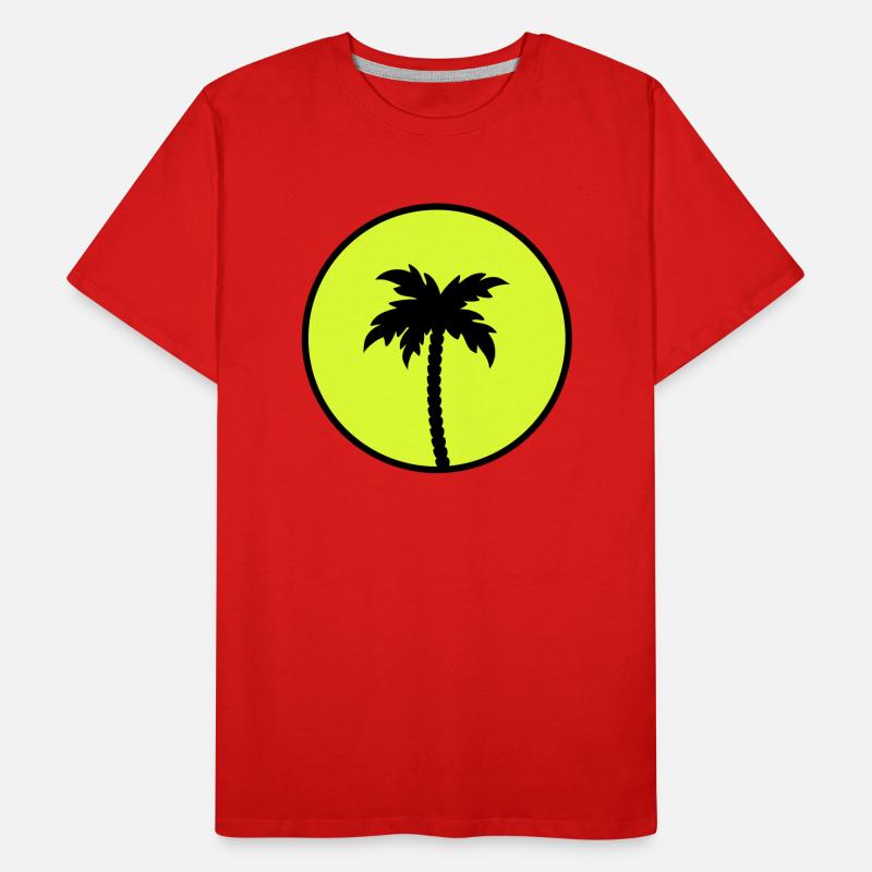 Conception de palmiers T-shirt bio Premium Homme