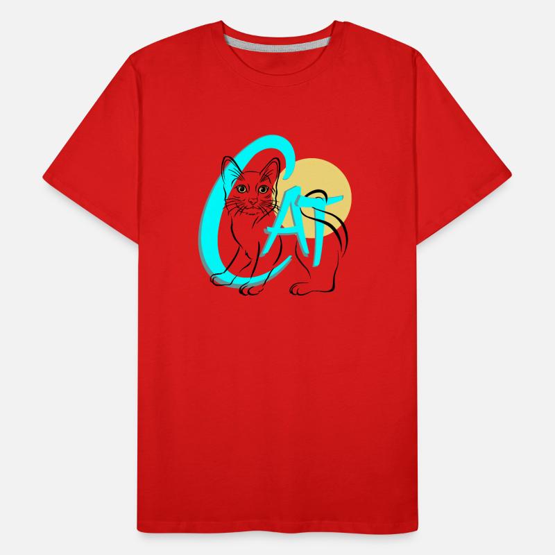 CHAT T-shirt bio Premium Homme