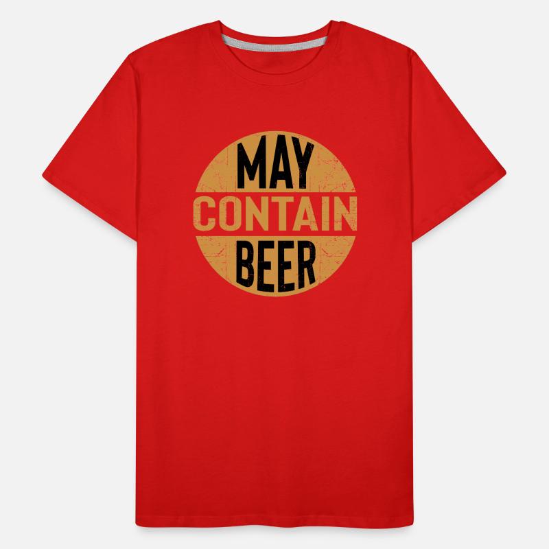 Lustiges Männer Bier Shirt, Pullover Männer Premium Bio T-Shirt