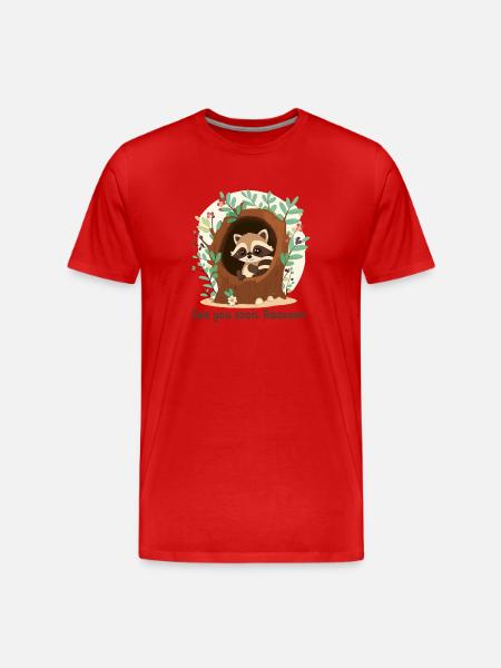 See you soon, Racoon - T-shirt bio Premium Homme - rouge