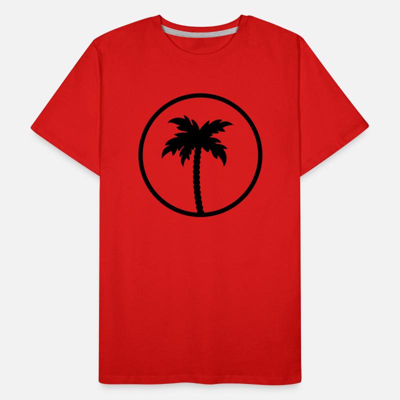 palm tree Men's Premium Organic T-Shirt
