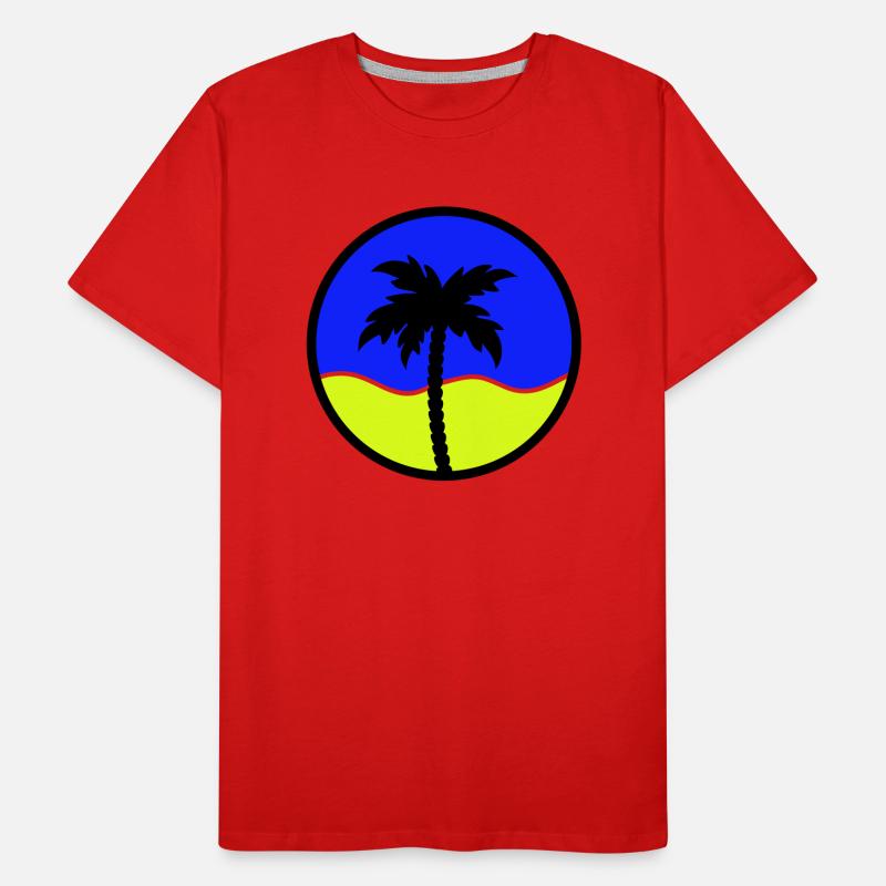 palmier T-shirt bio Premium Homme