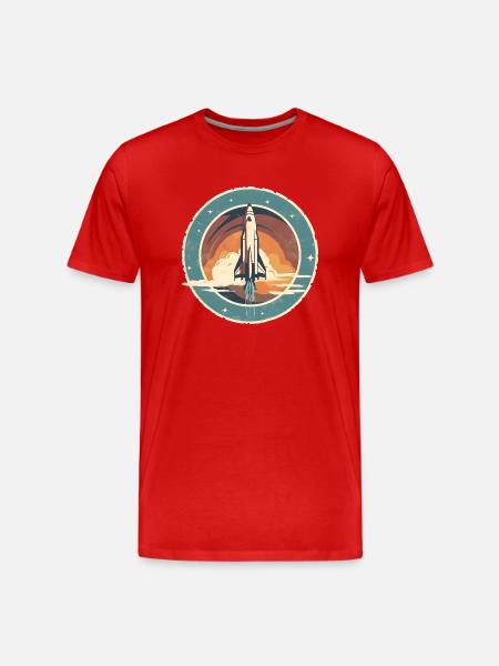 Skywalker - Discover the adventure! - Men's Premium Organic T-Shirt - red