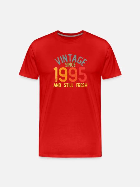 Millésime 1995 - T-shirt bio Premium Homme - rouge
