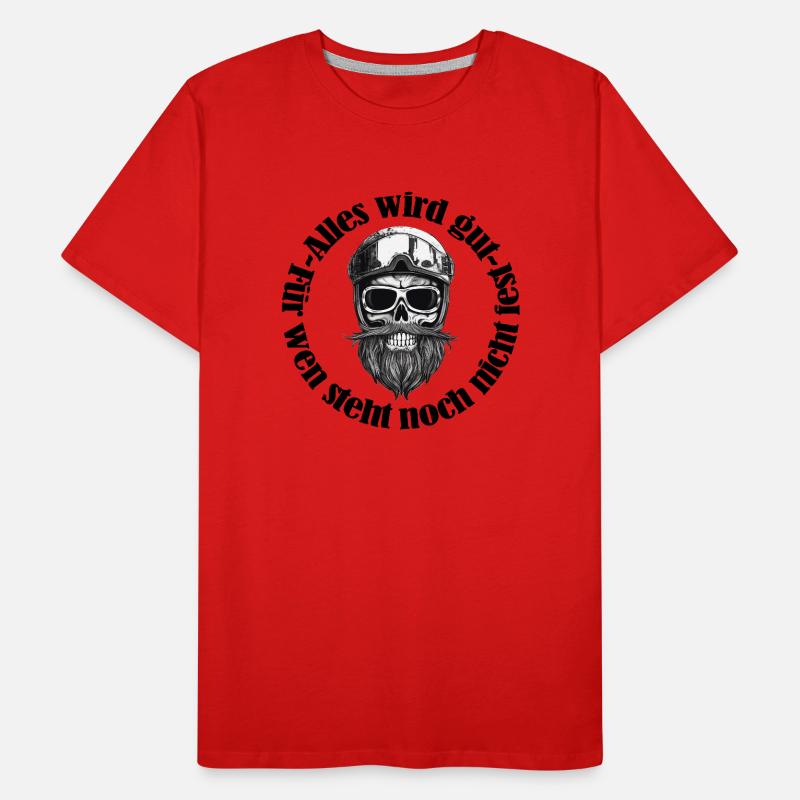 Alles wird gut Männer Premium Bio T-Shirt