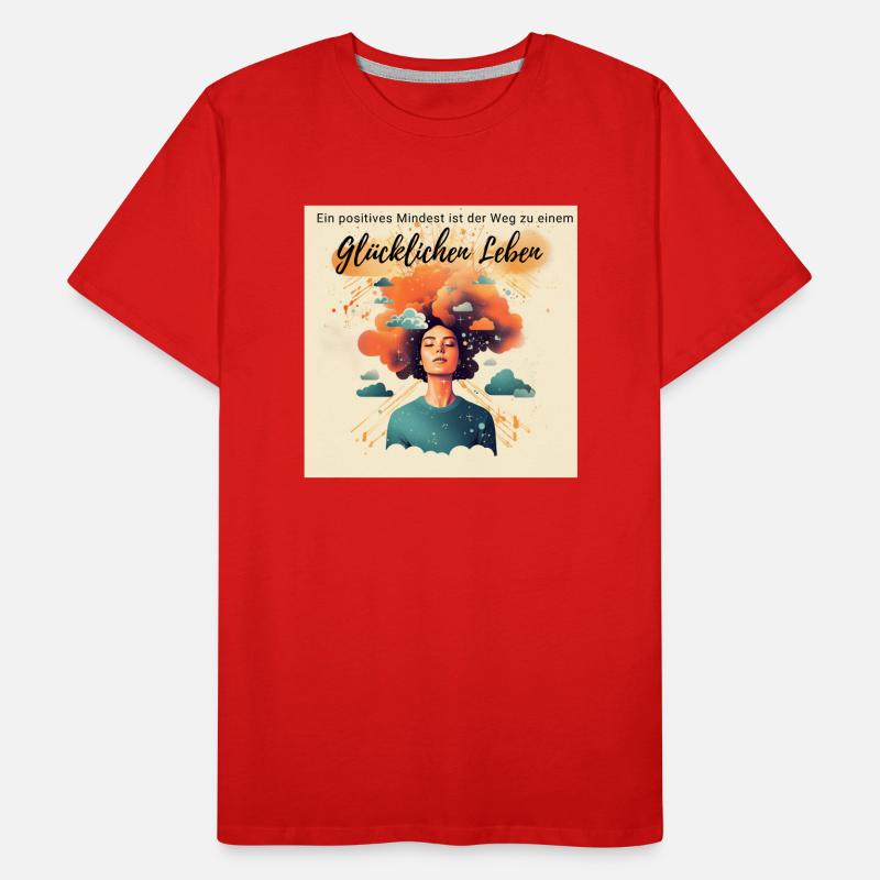 Positives Mindset Männer Premium Bio T-Shirt