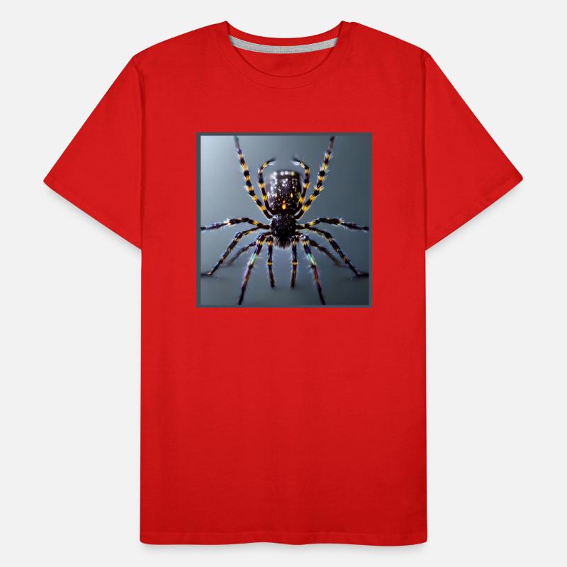 Tarentule à genoux rouges T-shirt bio Premium Homme