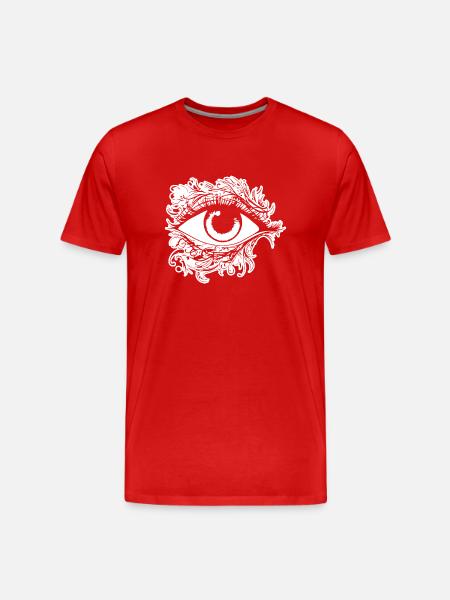 Eye Eyes Ophthalmologist - Men's Premium Organic T-Shirt - red