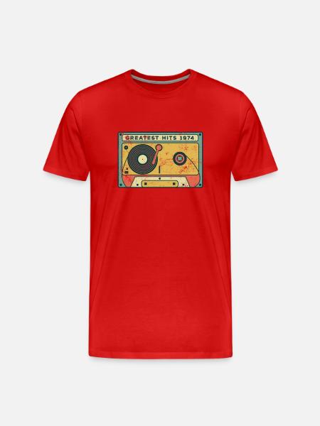 Millésime 1974 - T-shirt bio Premium Homme - rouge