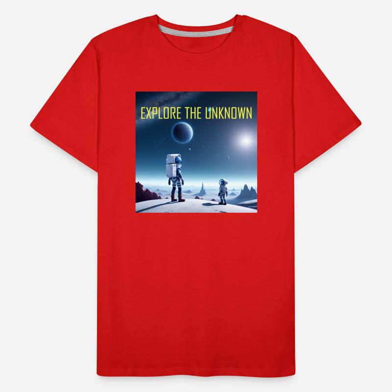 Explore the Unknown Men's Premium Organic T-Shirt
