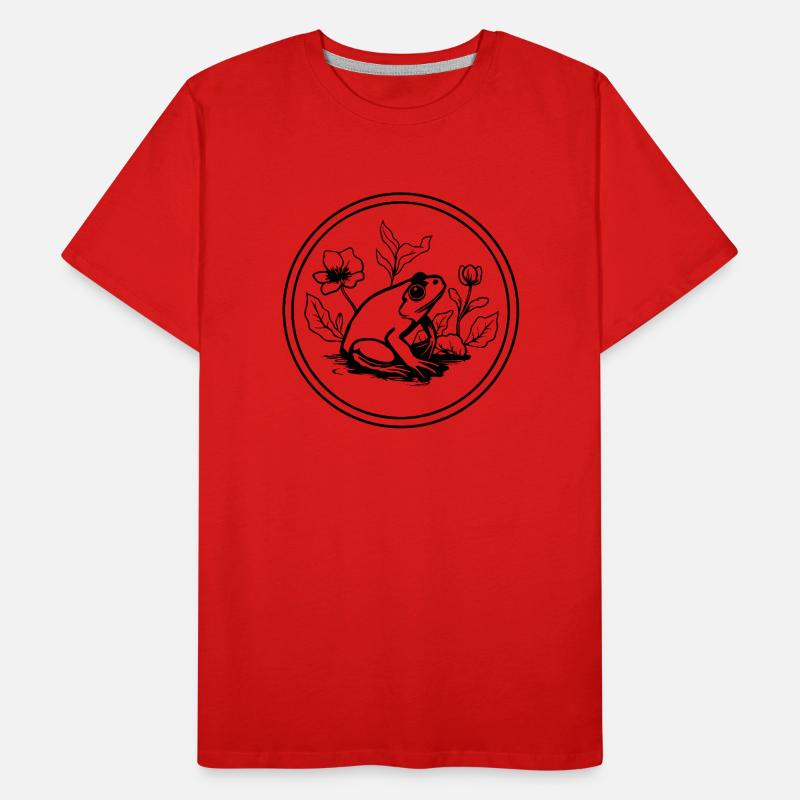 Frog Amphibian Toad Men's Premium Organic T-Shirt