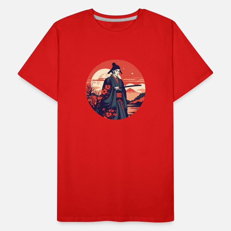 Samurai Männer Premium Bio T-Shirt