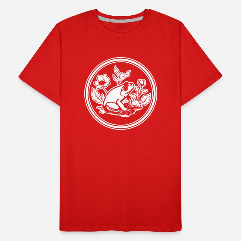 Frog Amphibian Toad Men's Premium Organic T-Shirt