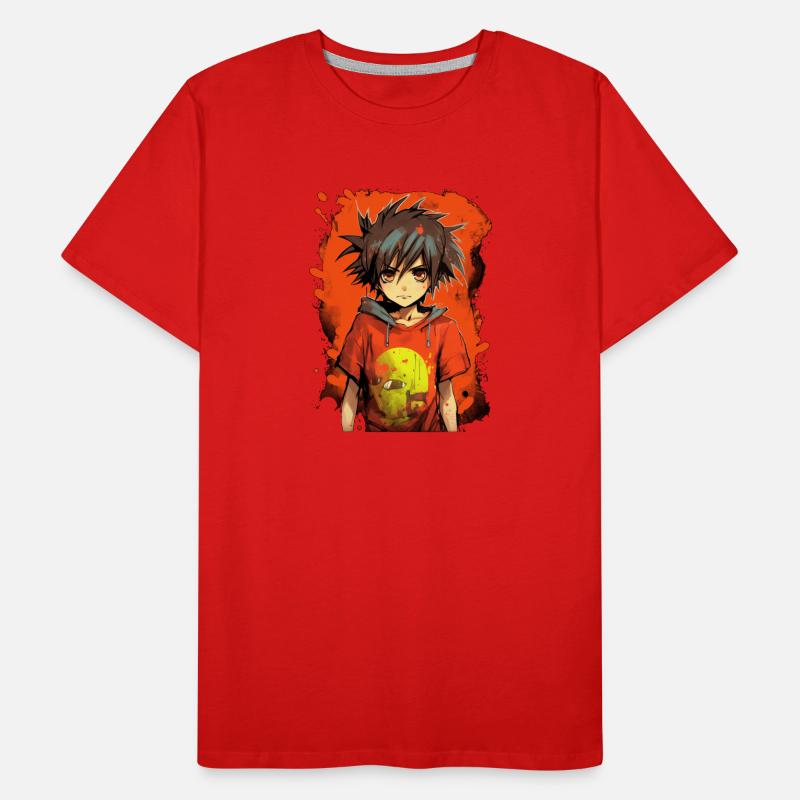 Anime Boy Männer Premium Bio T-Shirt