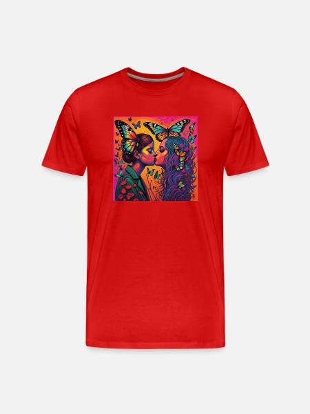 Amour libre - T-shirt bio Premium Homme - rouge
